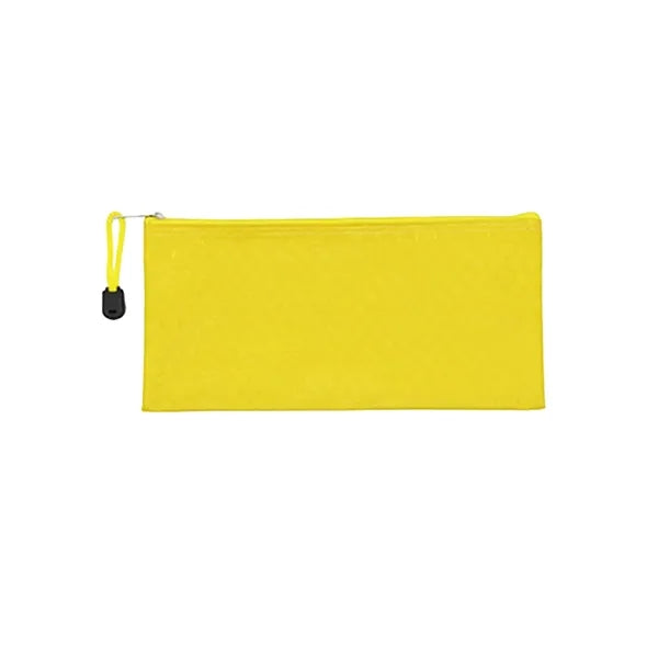 Flat Rectangular Zippered Stationery Pouch