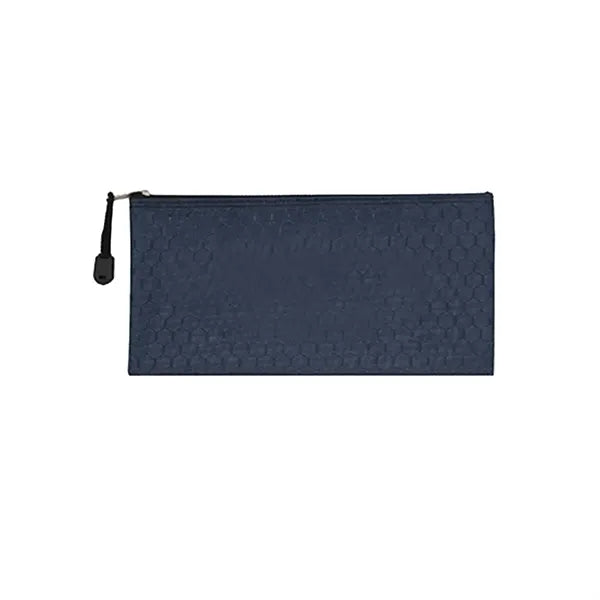 Flat Rectangular Zippered Stationery Pouch