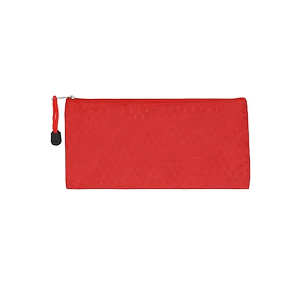 Flat Rectangular Zippered Stationery Pouch