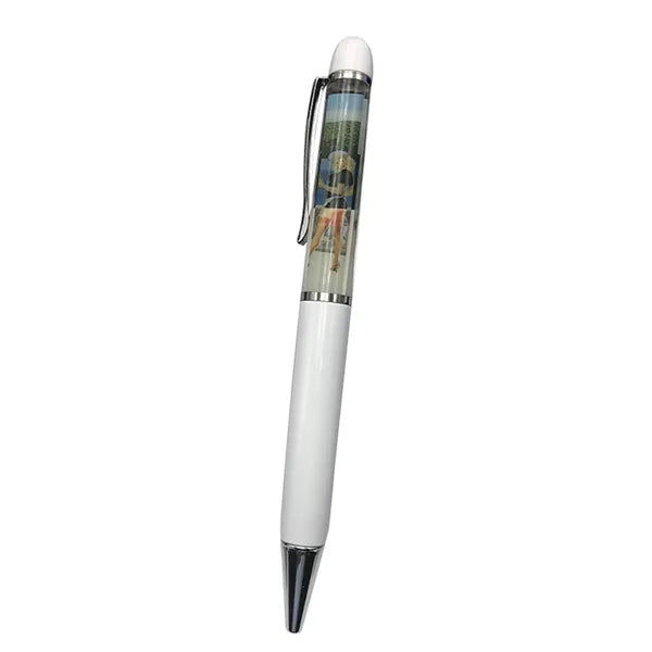 3D Floater Liquid Ballpoint Pen with Custom Background