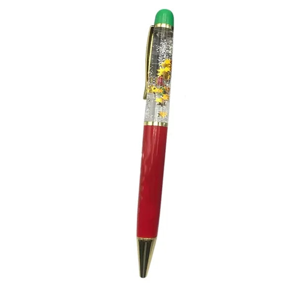 3D Floater Liquid Ballpoint Pen with Custom Background