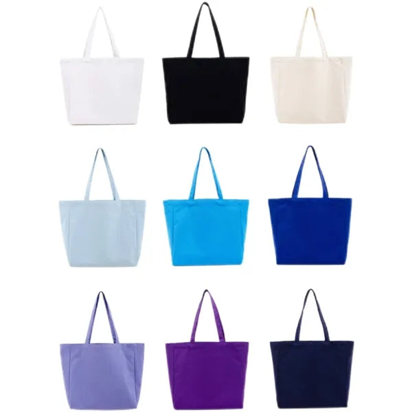 Heavyweight Cotton Canvas Tote Bag (13''X4.7''X12'')