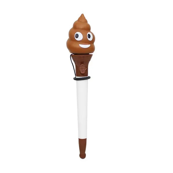 Poop Face Bouncing Ballpoint Pen