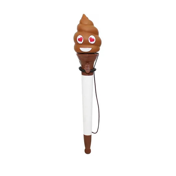 Poop Face Bouncing Ballpoint Pen