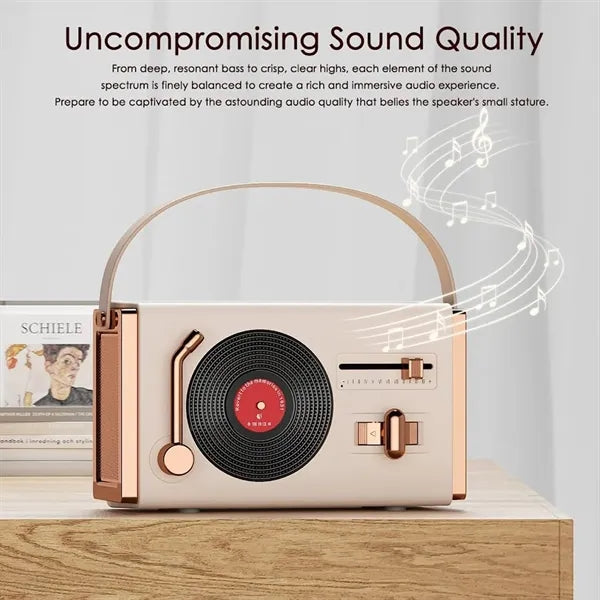 Small Portable Retro Bluetooth Speaker