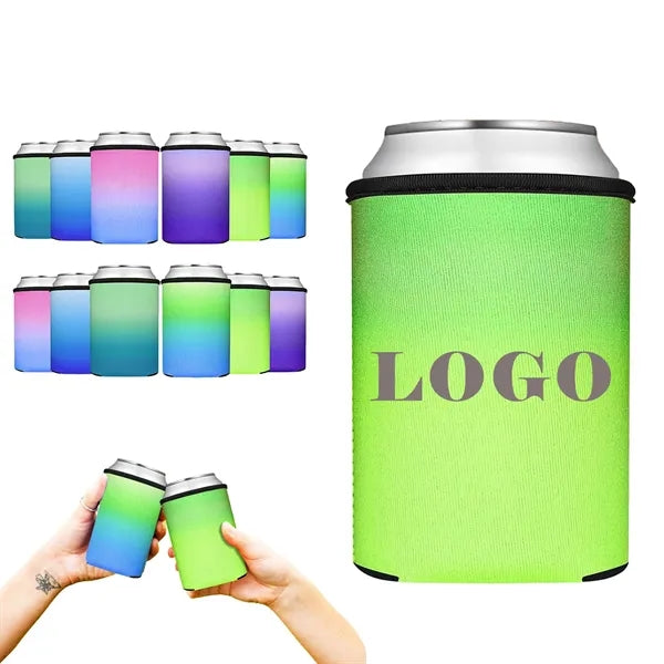 Gradient Color Insulation 12Oz Can Cooler Sleeves