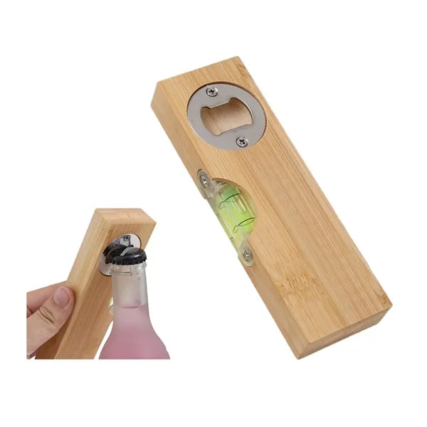 Bamboo Tool Level With Opener