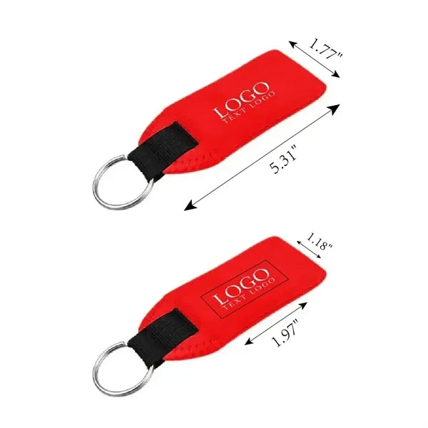 Neoprene Floating Keychain