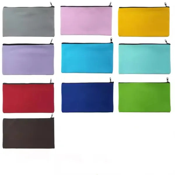 Printed Slide Lock School Pencil Pouches