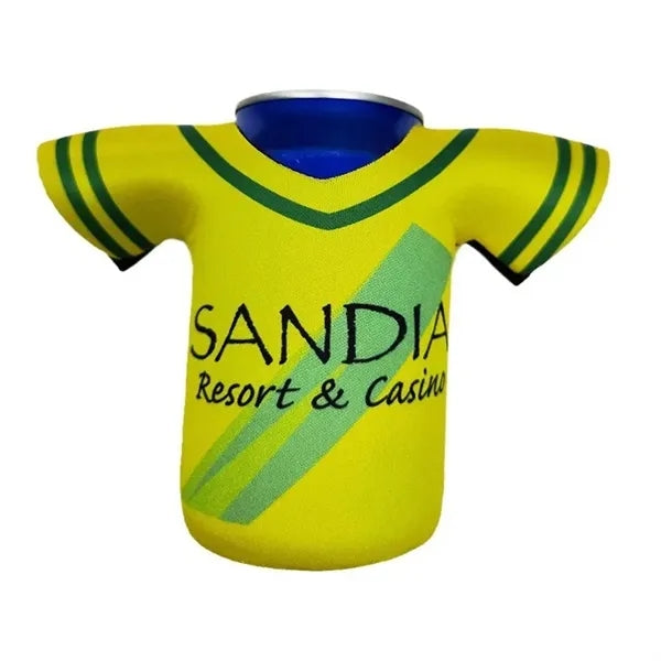 Full Color T-Shirt Style Neoprene Can Holder & Cooler