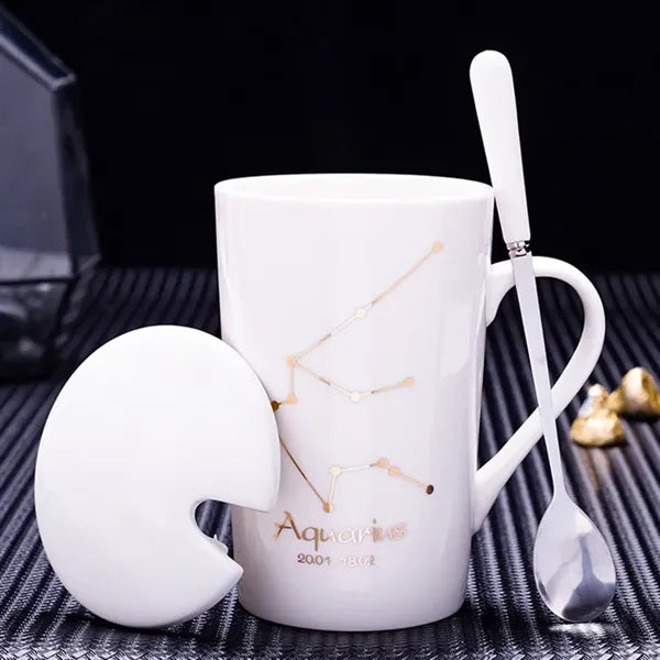 Twelve Zodiac Ceramic Cups