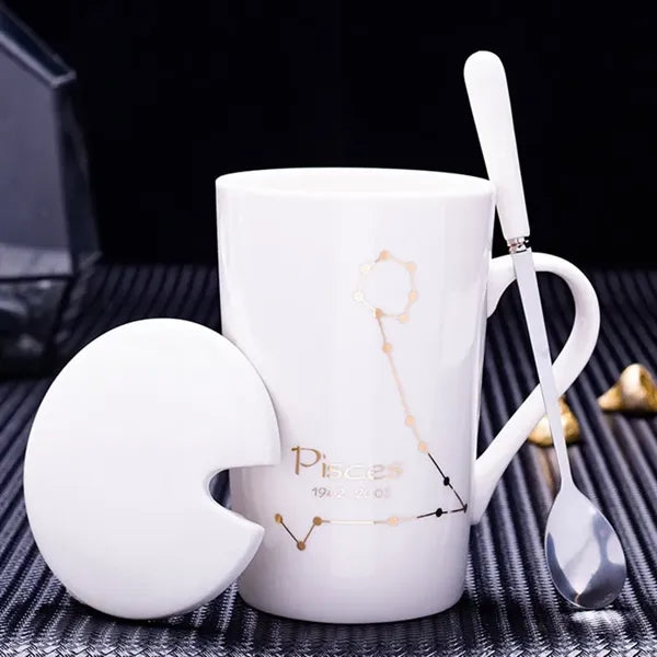 Twelve Zodiac Ceramic Cups