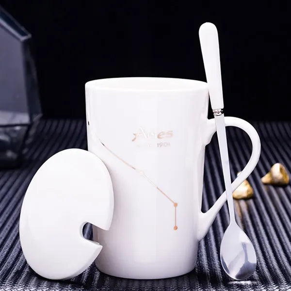 Twelve Zodiac Ceramic Cups