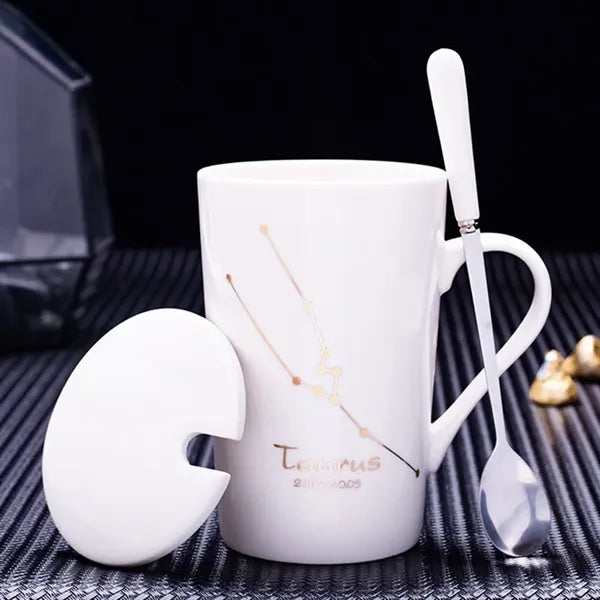 Twelve Zodiac Ceramic Cups