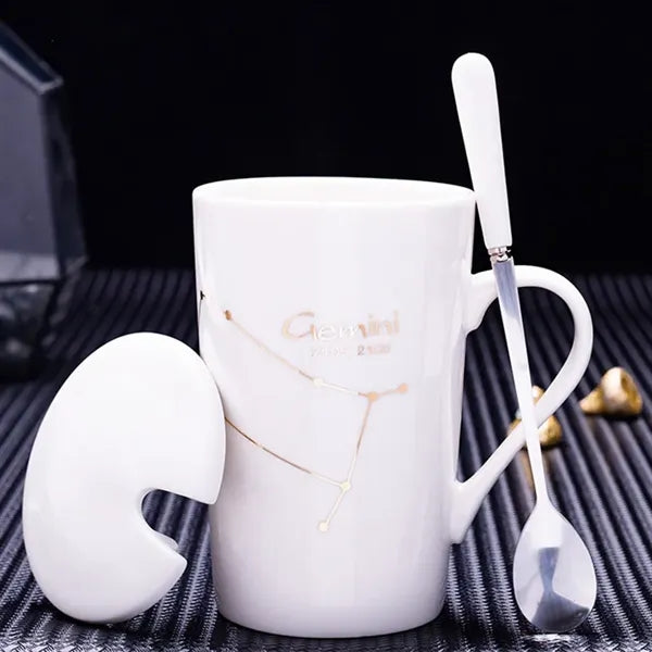 Twelve Zodiac Ceramic Cups