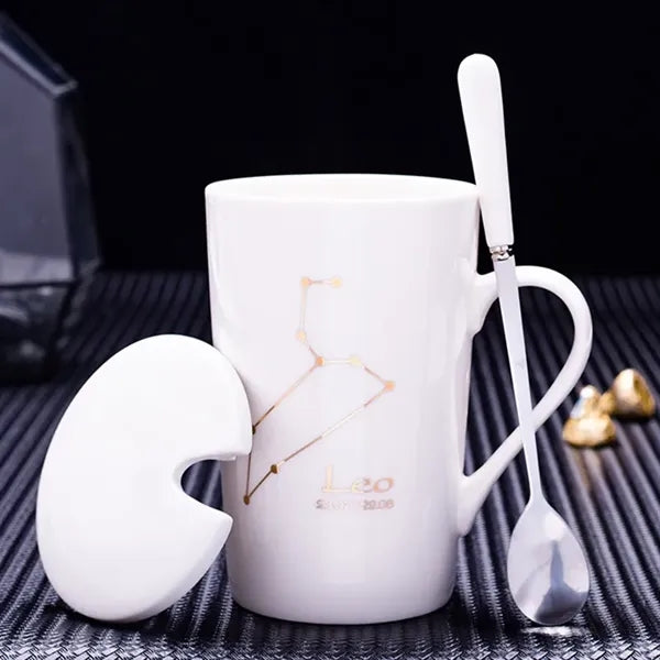 Twelve Zodiac Ceramic Cups