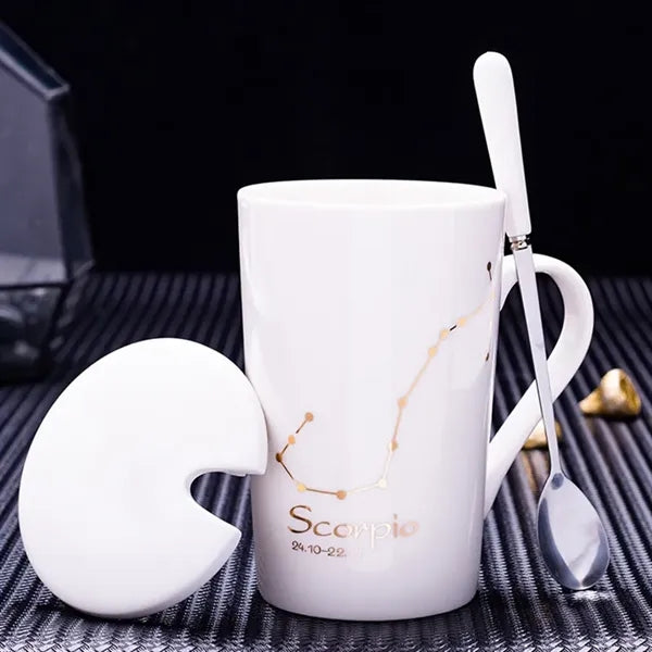 Twelve Zodiac Ceramic Cups