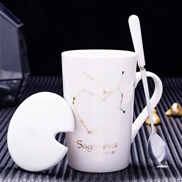 Twelve Zodiac Ceramic Cups