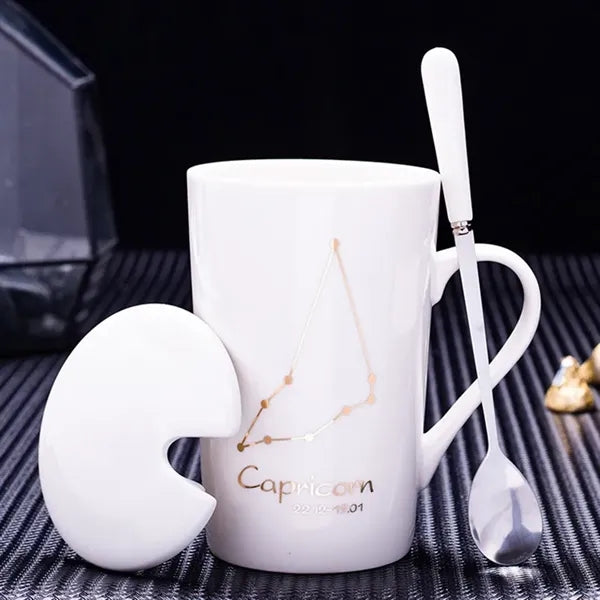 Twelve Zodiac Ceramic Cups