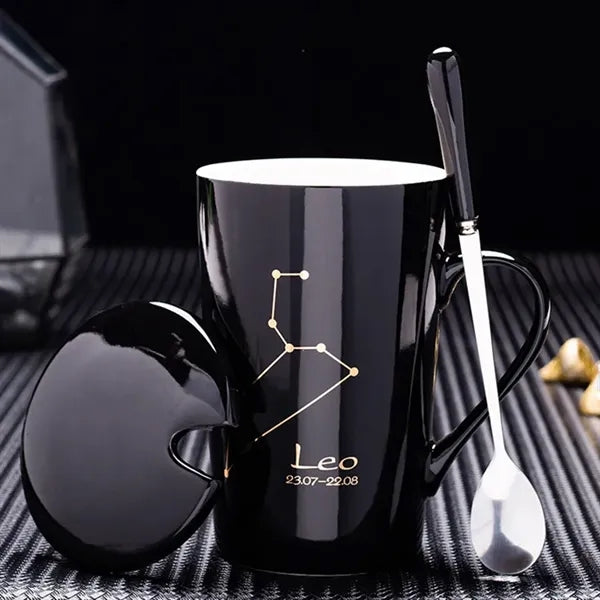 Twelve Zodiac Ceramic Cups