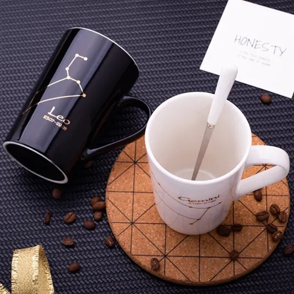 Twelve Zodiac Ceramic Cups