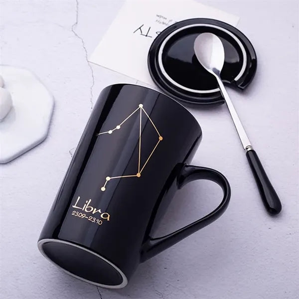Twelve Zodiac Ceramic Cups