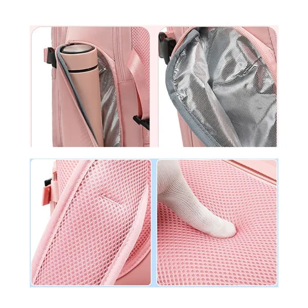 Waterproof Outdoor Travel Backpack With Wet Pocket