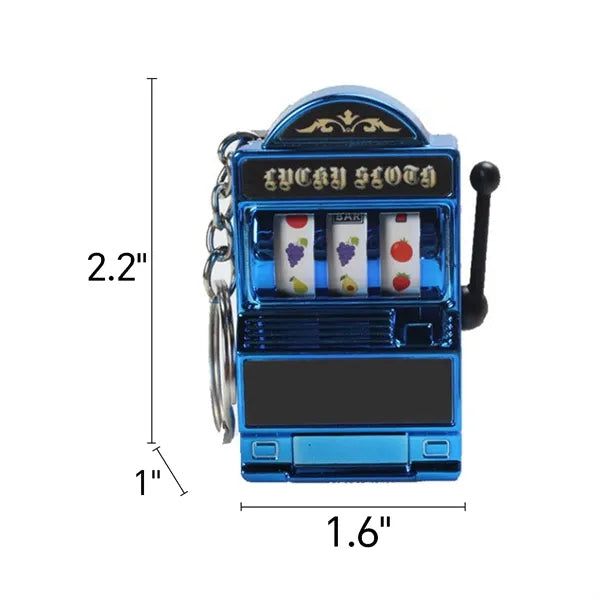 Mini Casino Slot Machine Keychain