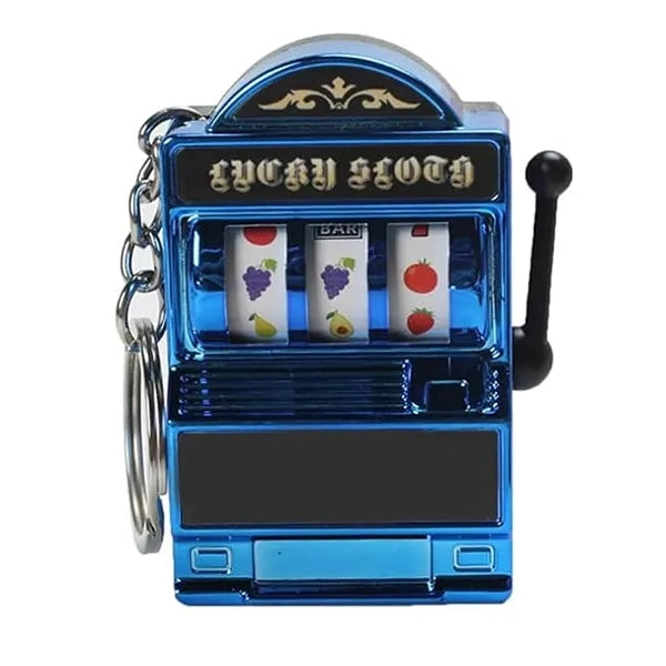 Mini Casino Slot Machine Keychain