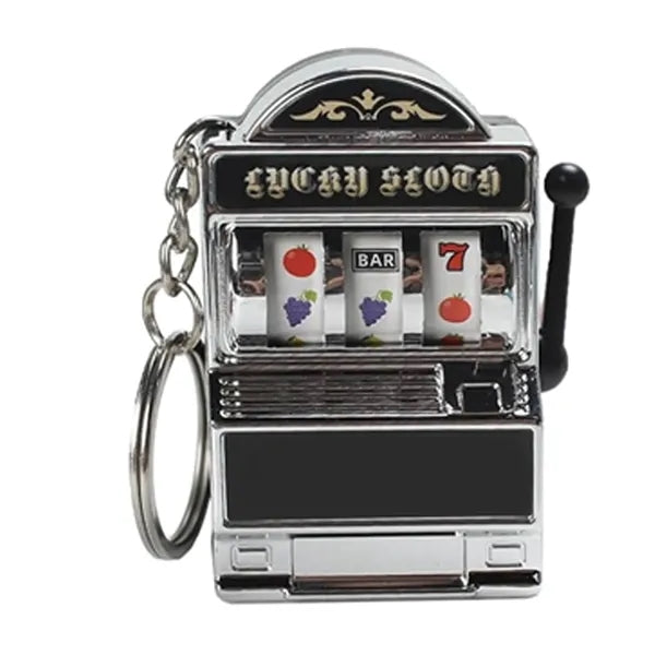 Mini Casino Slot Machine Keychain