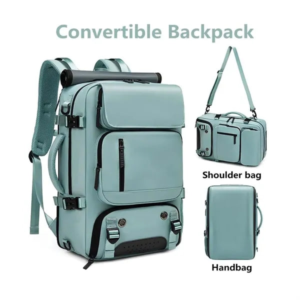 Multifunction Outdoor Travel Backpack with Shoe Compartment