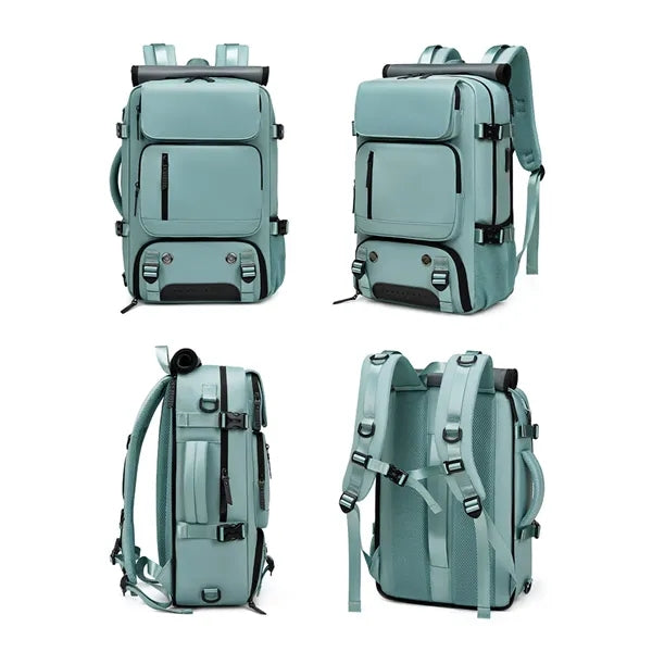Multifunction Outdoor Travel Backpack with Shoe Compartment
