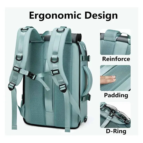 Multifunction Outdoor Travel Backpack with Shoe Compartment