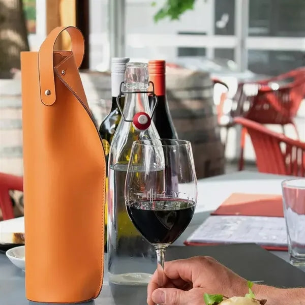 PVC Waterproof Leather Wine Bag