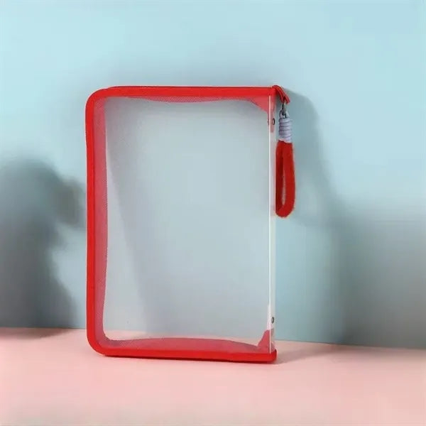 Transparent Zipper File Bags