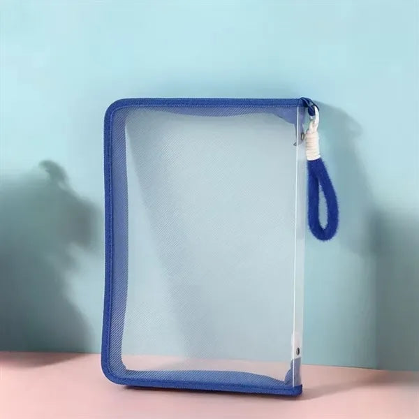 Transparent Zipper File Bags