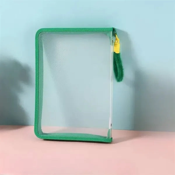Transparent Zipper File Bags