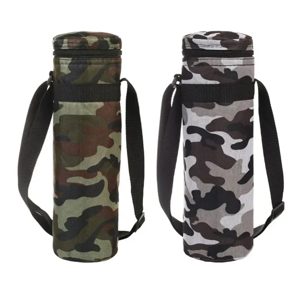 Insulated Water Bottle Bag With Shoulder Strap