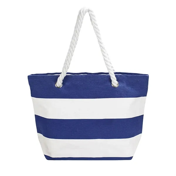 Striped Canvas Tote Bags