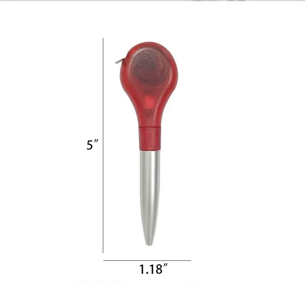 2 in 1 Retractable Tape Measure Ruler Writing Ballpoint Pen