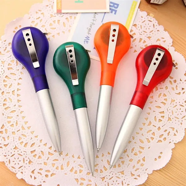 2 in 1 Retractable Tape Measure Ruler Writing Ballpoint Pen