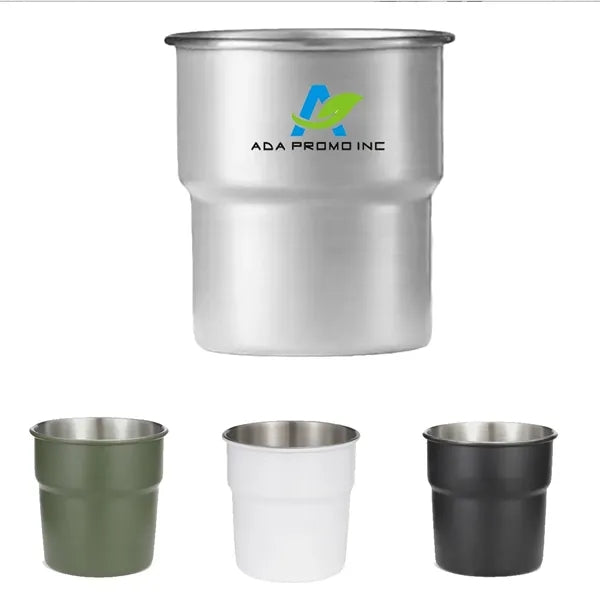 10 Ounce Stainless Steel Drinking Coffee Cups