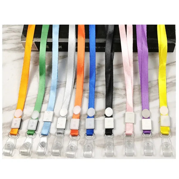 Color Polyester Lanyard with Clip