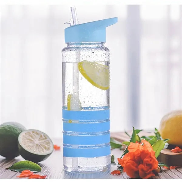 25 Oz. Water Bottles With Flip Straw Lid