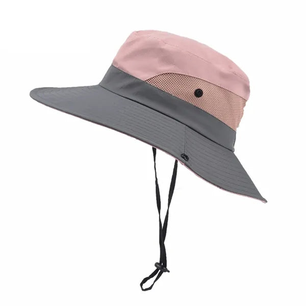 Quick Dry Sun Hat With Drawstring Closure