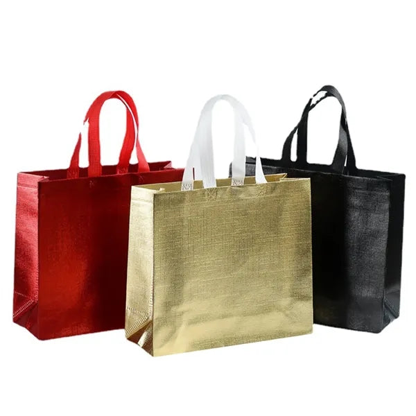 3D laser color tote non woven bag