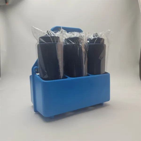 6 Bottles Sports Water Plastic Basket