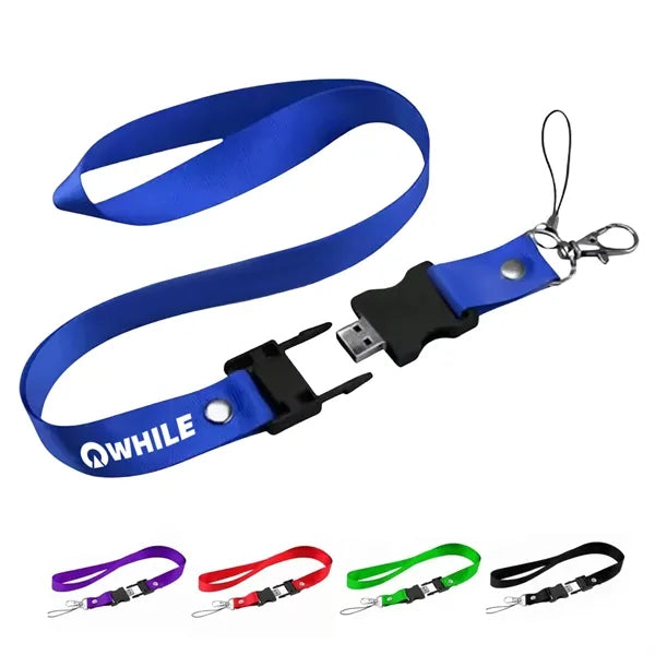 Printed Lanyard & USB Flash Drive