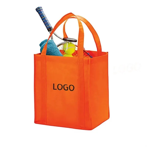 Large Non-Woven Grocery Tote Bag with Reinforced Handles