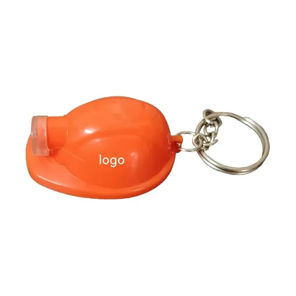 Safety Helmet Flashlight Keychain
